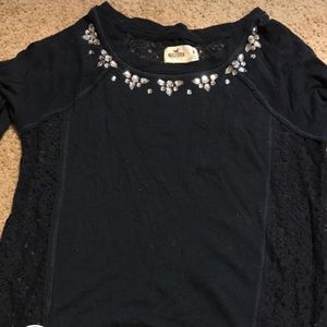 Navy blue dressy shirt